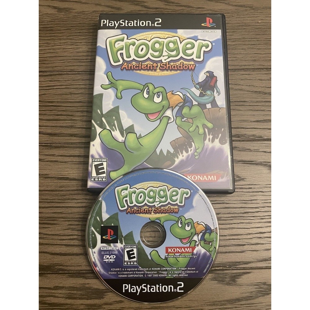 Frogger Ancient Shadow PlayStation 2 PS2 Kids Game Black Label Working